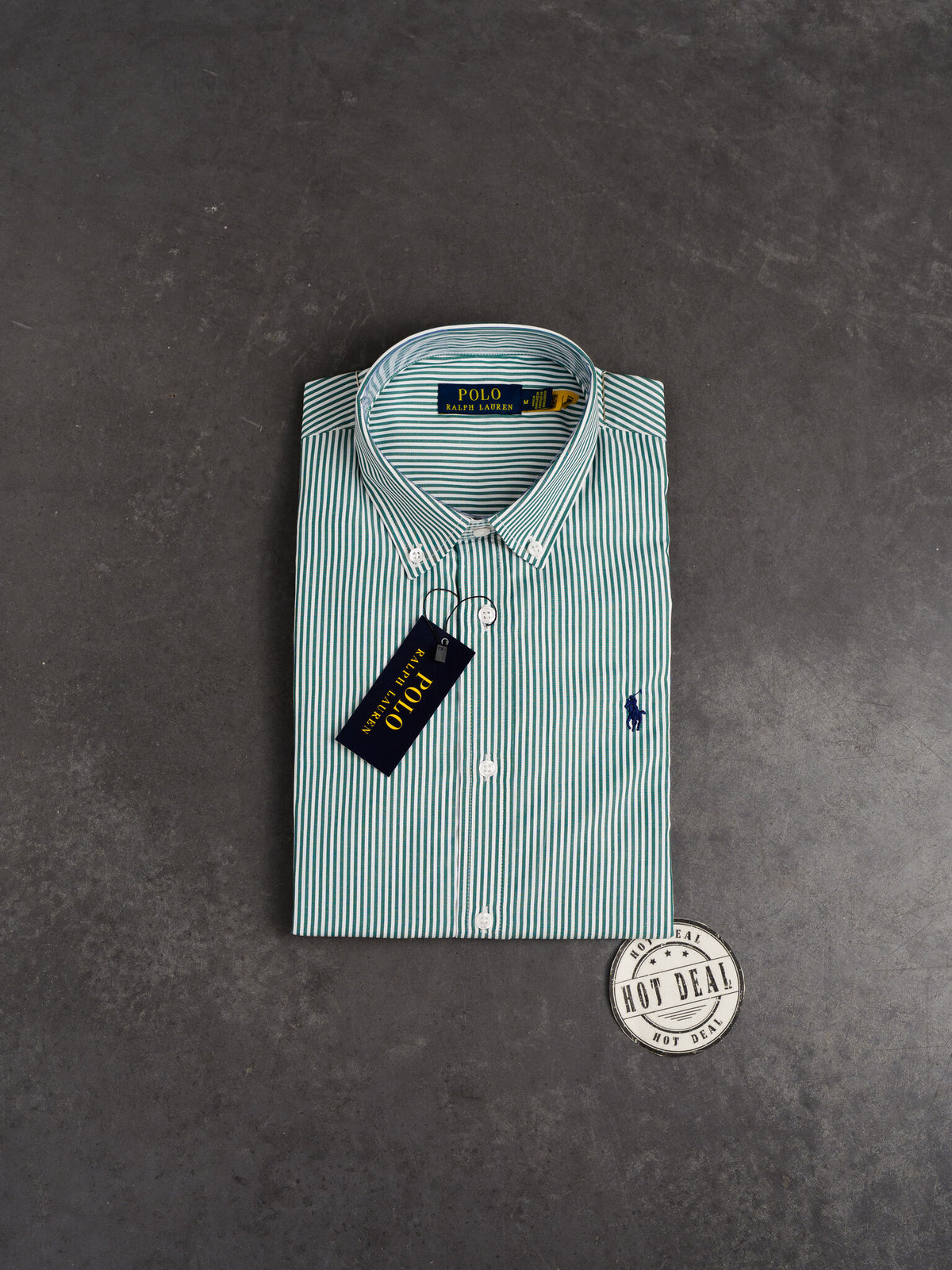Camisa RL RIscas Verdes