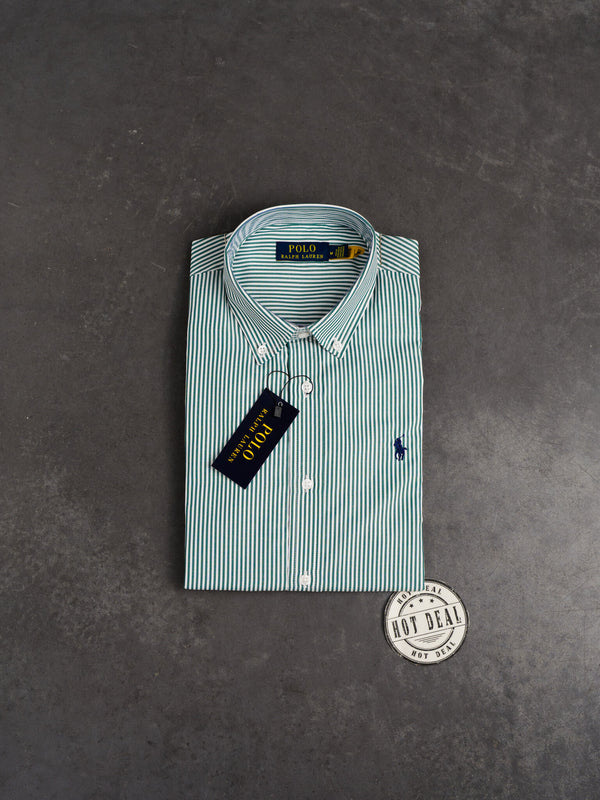 Camisa RL RIscas Verdes
