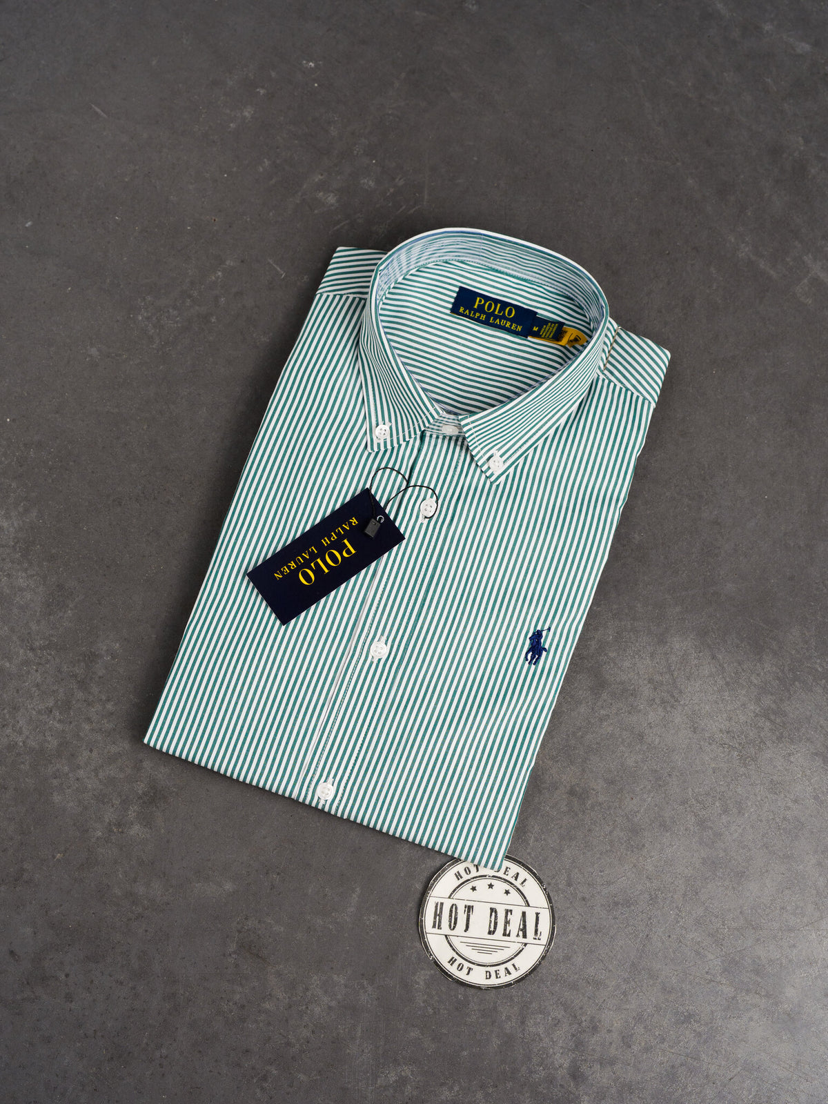 Camisa RL RIscas Verdes