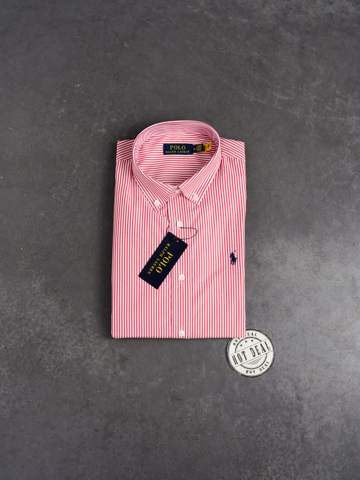 Camisa RL RIscas Vermelhas