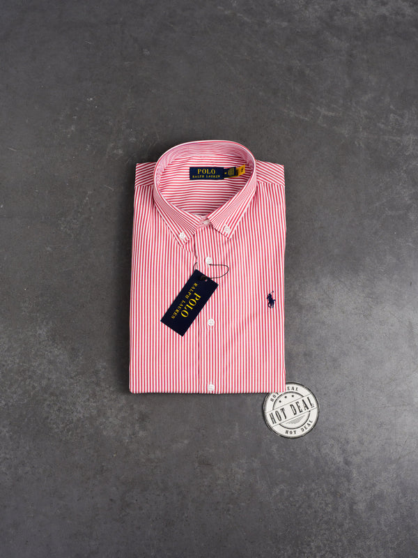 Camisa RL RIscas Vermelhas