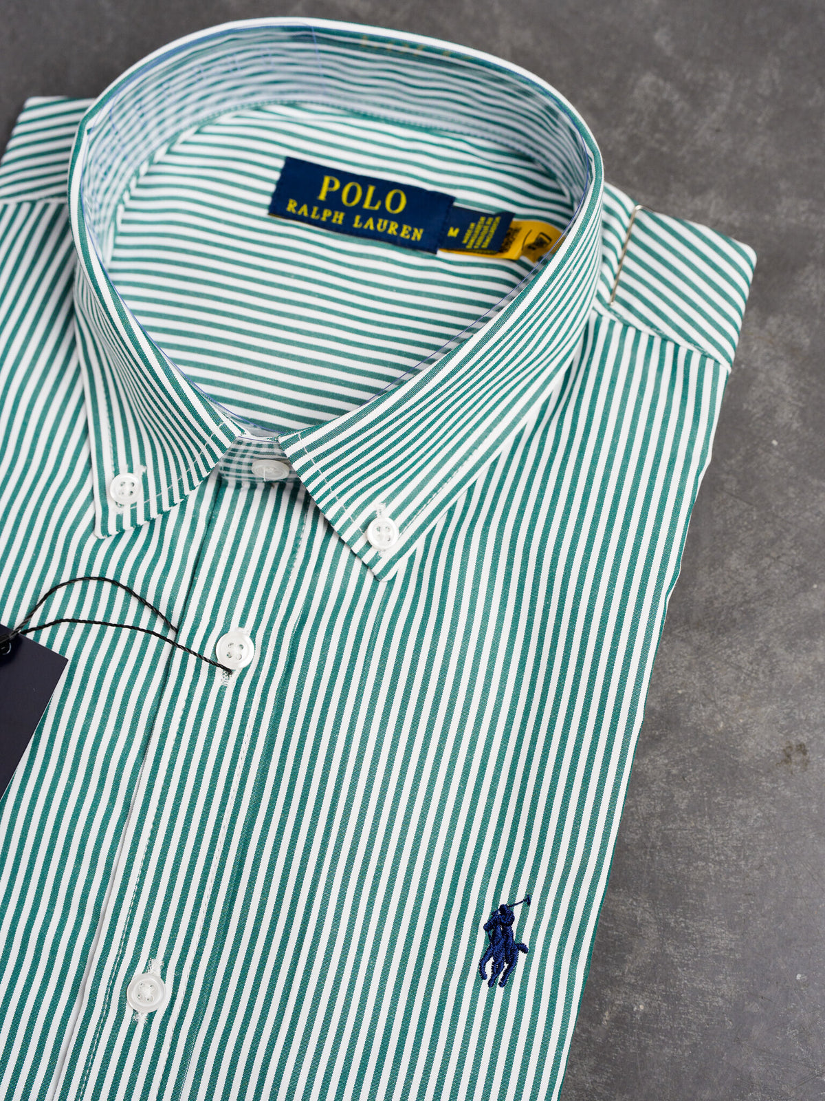 Camisa RL RIscas Verdes