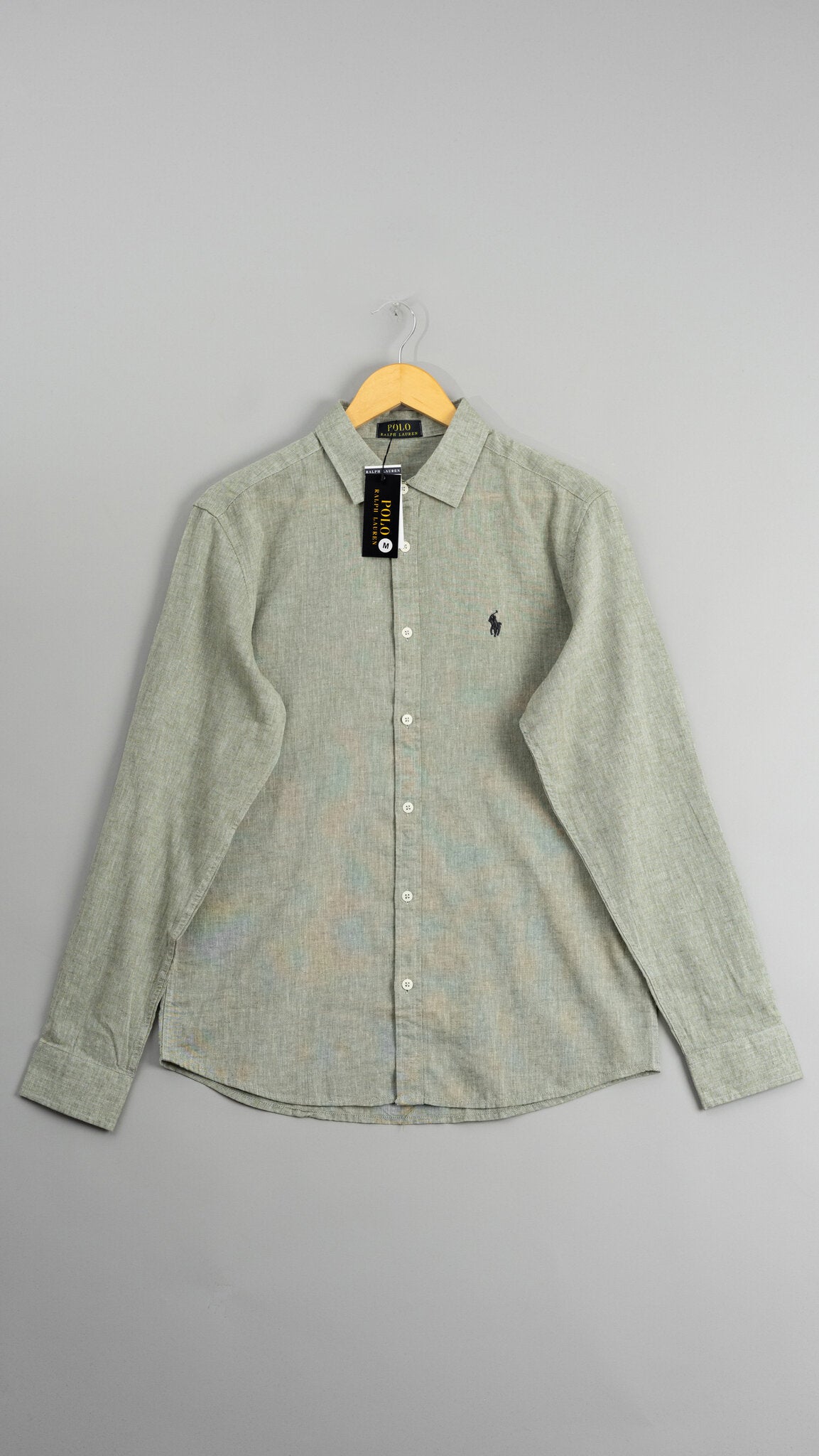 Camisa de Lino RL Amarilla