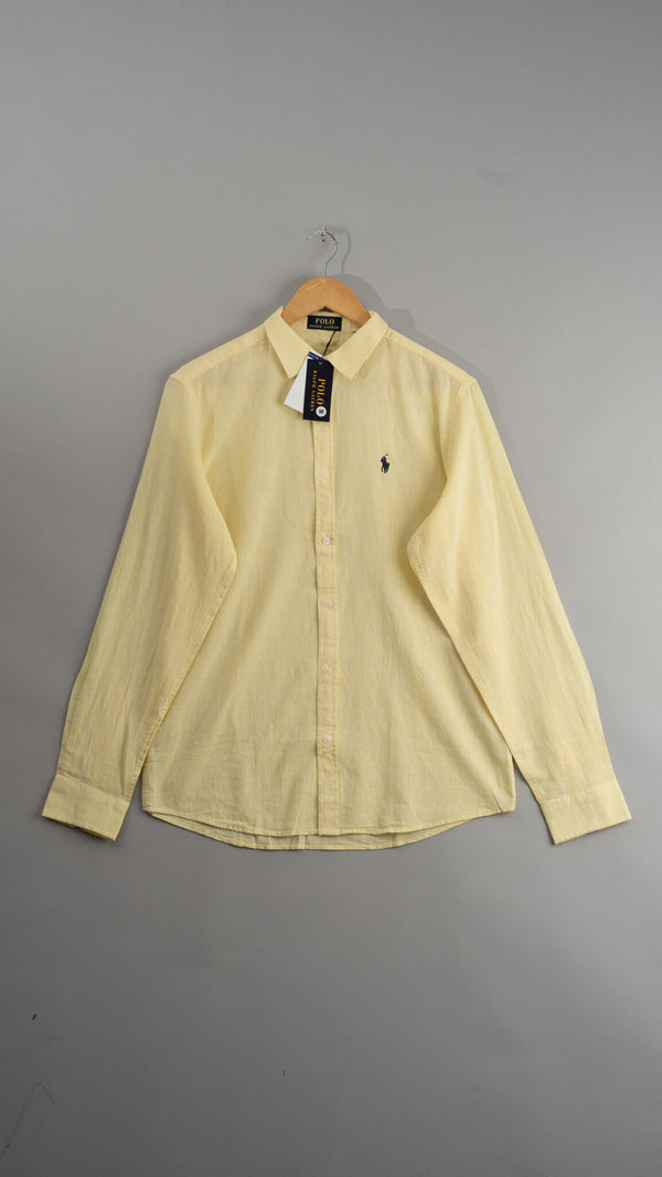 Camisa Linho RL Amarela