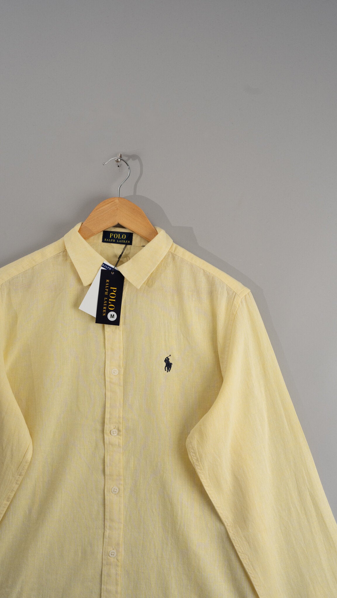 Camisa Linho RL Amarela