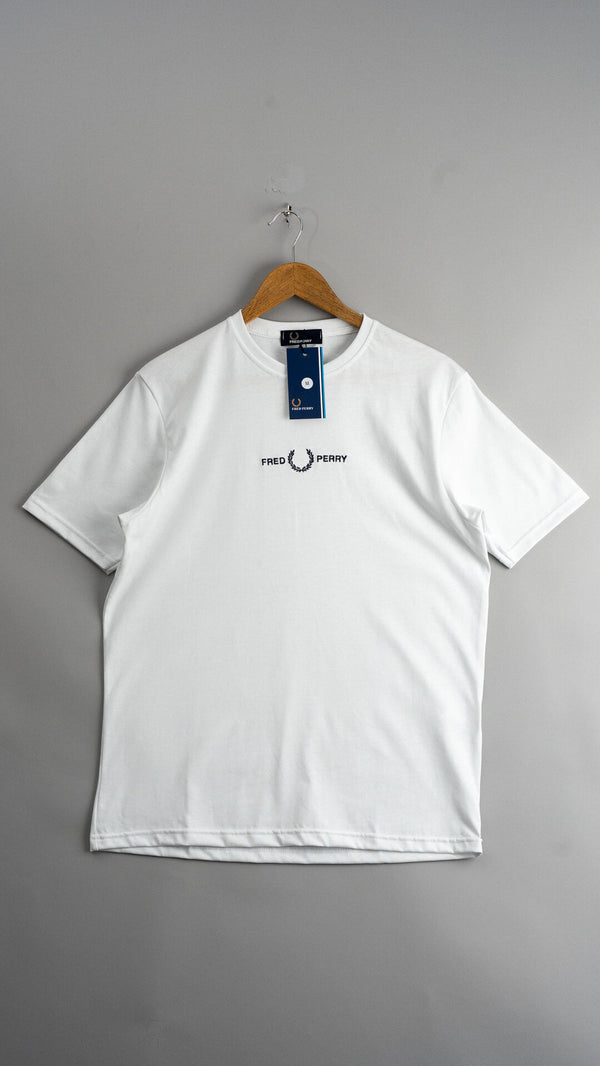 T-Shirt FP Bordado Grande Branca