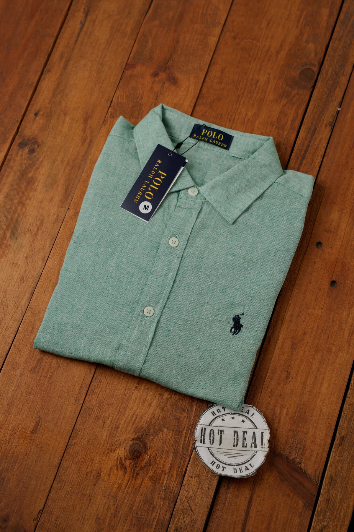 Camisa Linho RL Verde