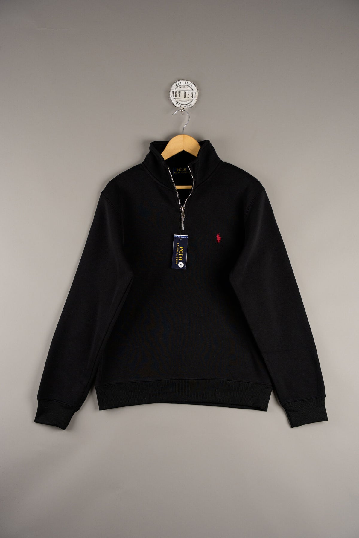 Sweat Fecho RL Preta