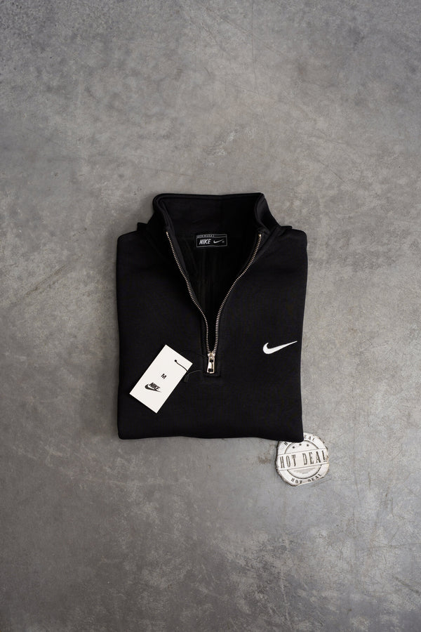 Sweat Meio Fecho NK Preto